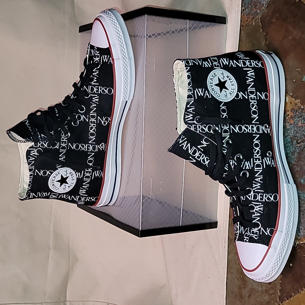 Converse All-Star. Chuck Taylor. JW Anderson Colab Black. Worn once. Men's 13